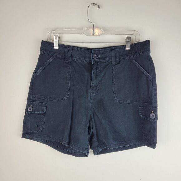 Lee Pants - Lee Shorts Black Just Below The Waist Women's Cargo Style Shorts Sz 14 summer